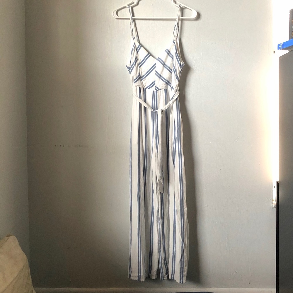 Luxxel Striped Jumpsuit - Picture 3 of 11